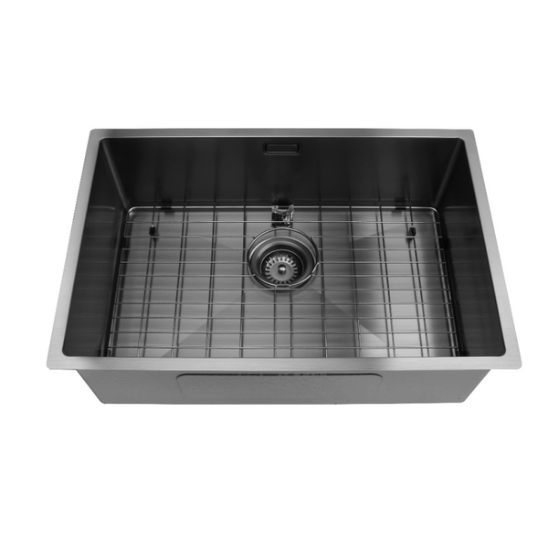Aspen PVD 700mm Single Kitchen Sink - Gun Metal