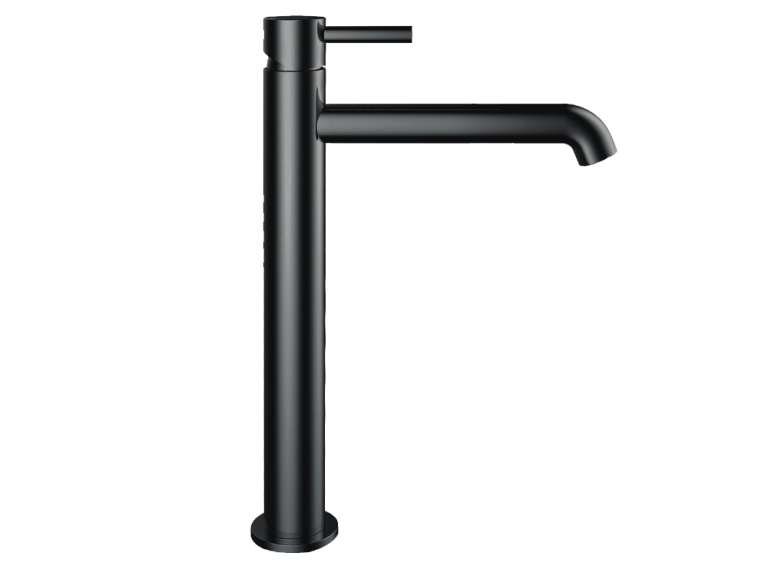 Carbon Tall Basin Mixer - Satin Black (170mm reach)