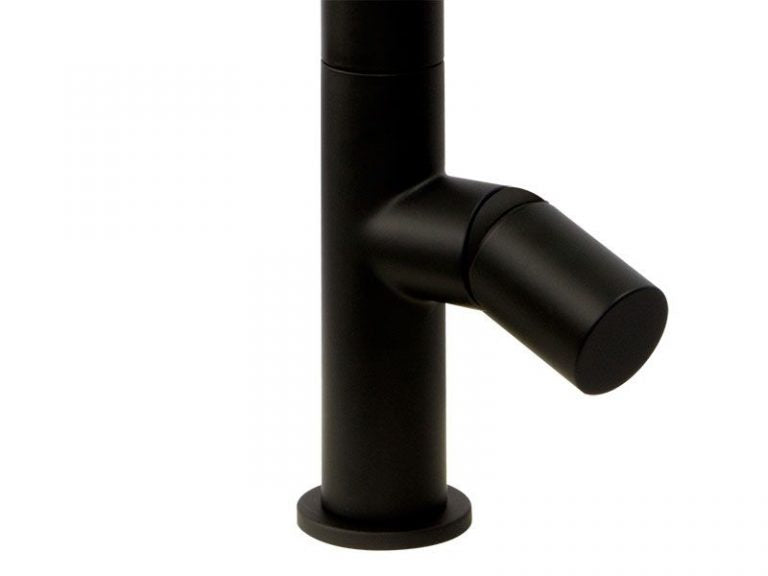 Carbon Minimalist Swivel Mixer - Satin Black