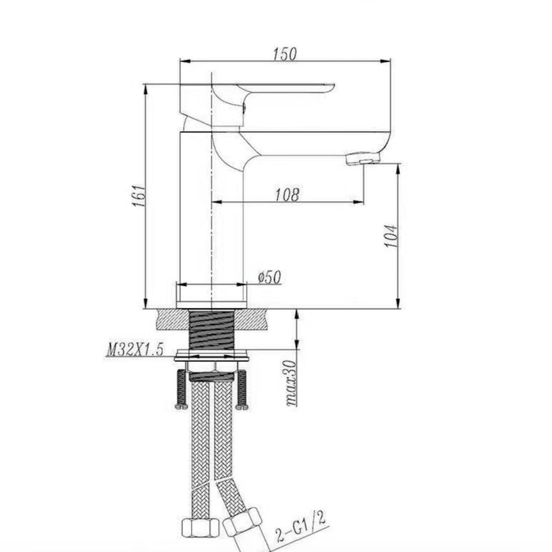 Elite Basin Standard Mixer Tap -