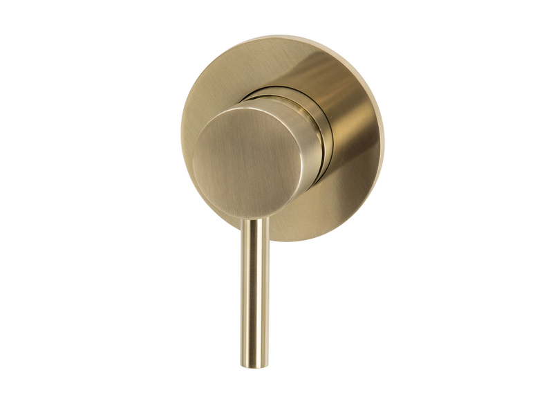 Scarab Shower or Bath Mixer Brushed Gold-Shower / Bath Mixer-Contemporary Tapware