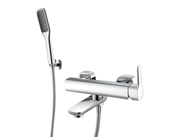 Modern Wall Mount Bath Mixer and Shower Set-Shower / Bath Mixer-Contemporary Tapware