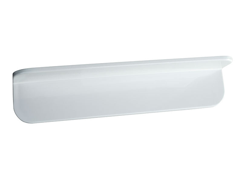 iStone flippable 600mm glossy white shelf-Shower Shelf-Contemporary Tapware