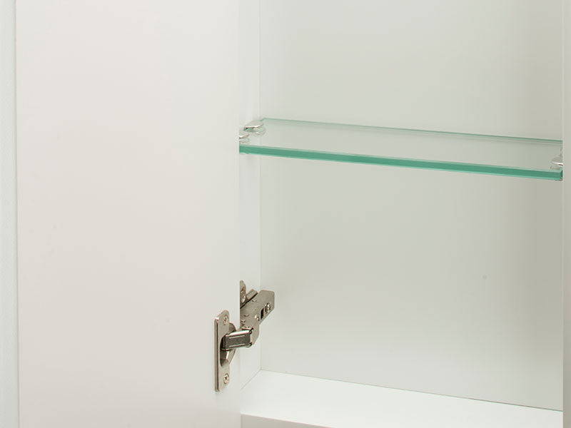 Kzoao 600mm white mirror cabinet-Mirror-Contemporary Tapware