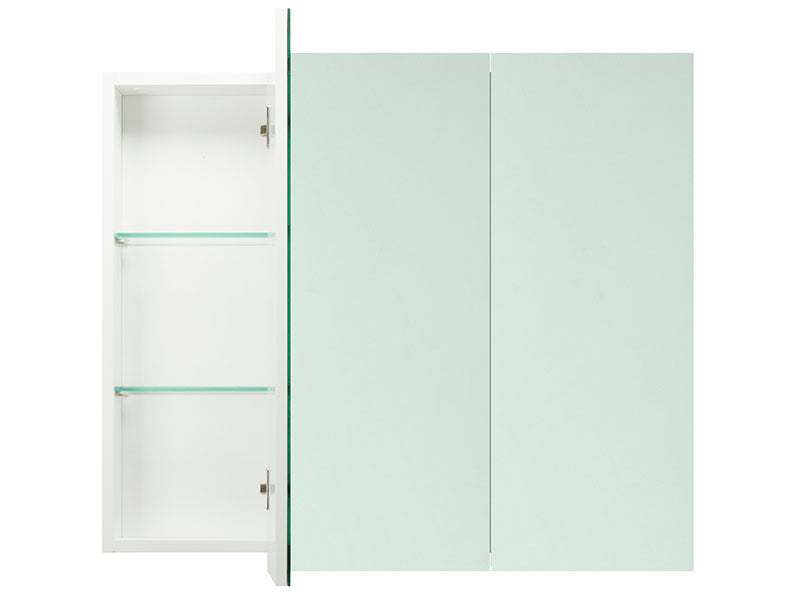 Kzoao 900mm white mirror cabinet-Mirror-Contemporary Tapware