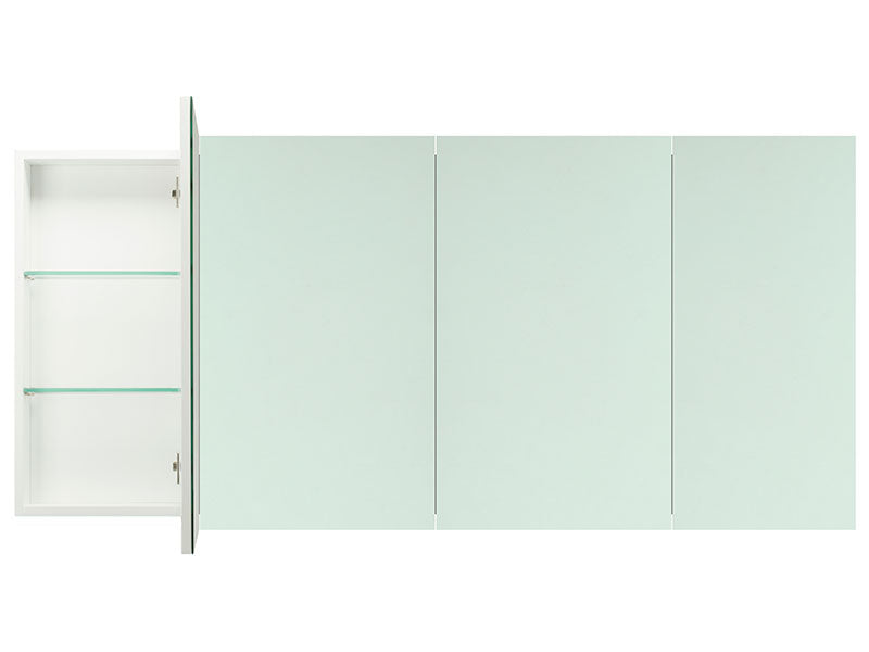 Kzoao 1600mm white mirror cabinet-Mirror-Contemporary Tapware