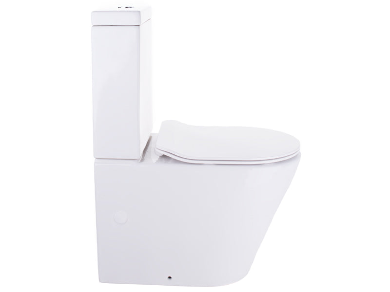Vivo Toilet Suite Slim Seat-Toilet-Contemporary Tapware