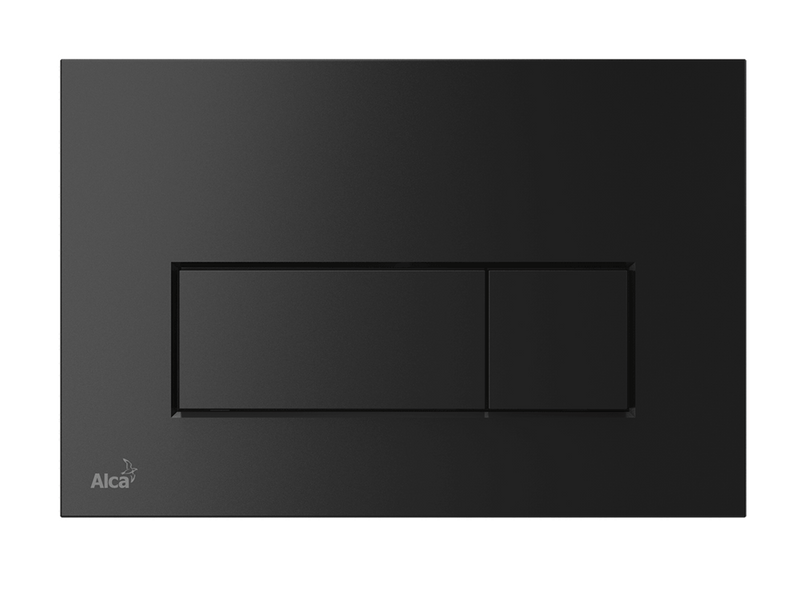 Alcaplast full frame cistern + black faceplate-Toilet Faceplate-Contemporary Tapware