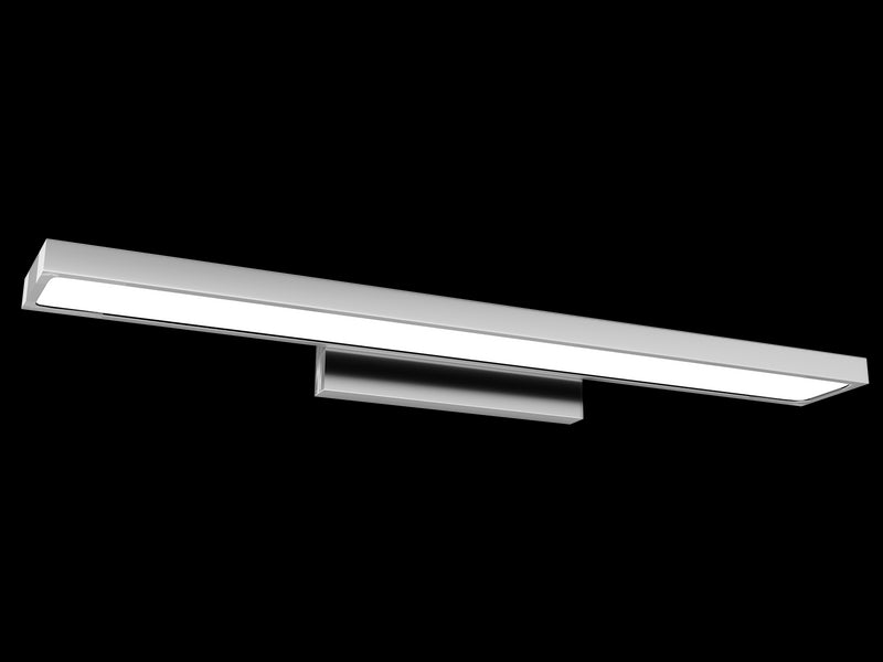 Stark LED 600mm STD brushed nickel mirror wall light-Light-Contemporary Tapware