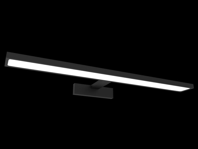 Stark LED 800mm EXT black mirror wall light-Light-Contemporary Tapware