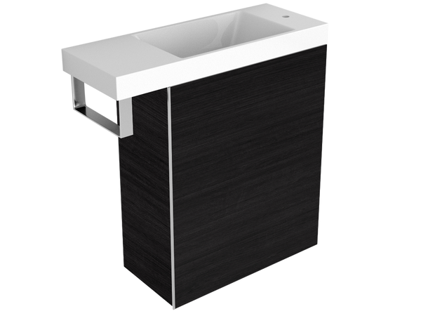 Kzoao Black Mini Wc Set-Basin-Contemporary Tapware