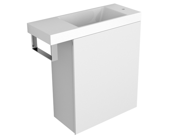 Kzoao White Mini Wc Set-Basin-Contemporary Tapware