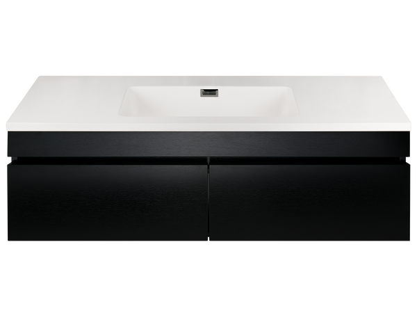 Kzoao 1200mm black vanity-Basin-Contemporary Tapware
